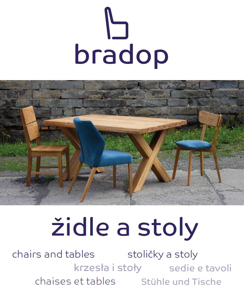 Bradop stoly a židle